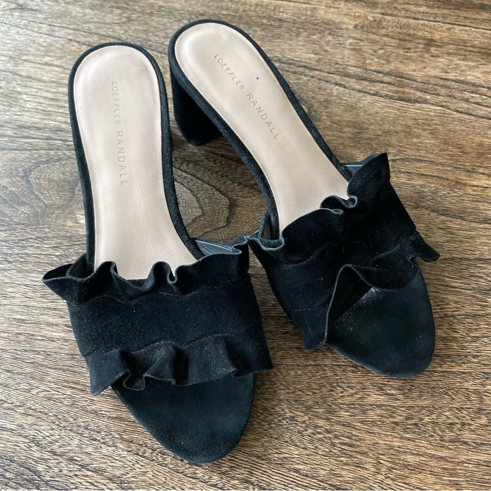 Loeffler Randall Vera Ruffle in Navy